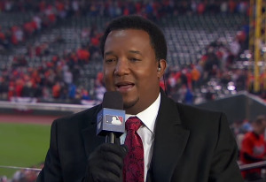 TBS Commentator Pedro Martinez.