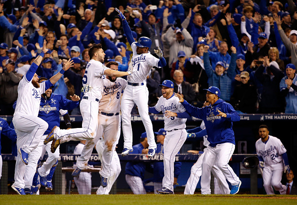 Game One of the 2015 World Series at Kauffman Stadium.